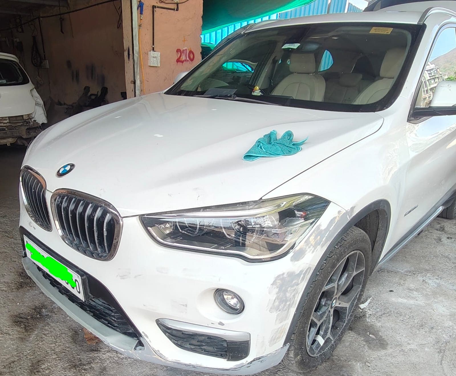 Vehicle before accident repair